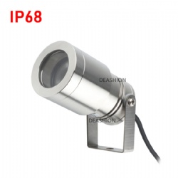 Stainless Steel IP68 LED Underwater Pond Light 12V 5W Adjustable Outdoor Landscape Spotlight Fountion Pool Spot Lamp Bulb