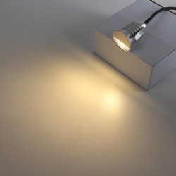 Mini LED Step Light 12V 24V 1W IP67 Waterproof Outdoor Recessed Spot Wall Stair Deck Floor Lamp Exterior Terrace Spotlight